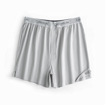 L-3XL Men'S Polyester Boxer Briefs Cotton Mid Rise Mens Workout Thongs