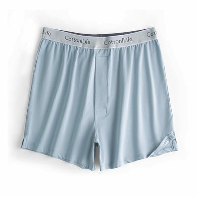 L-3XL Men'S Polyester Boxer Briefs Cotton Mid Rise Mens Workout Thongs