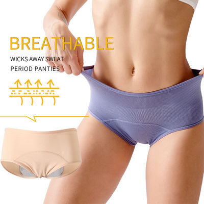 Bamboo Viscose Fabric Leak Proof Period Underwear L-8XL Female  3 Layers
