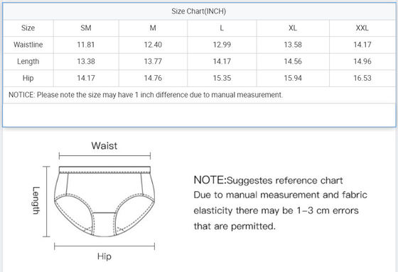 Nylon High Absorbency Period Pants Heavy Flow Tunmmy Control 4 Layer Underwear