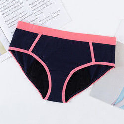 Cotton Spandex Period Panties Underwear Plain Dyed MidRise Maternity Period Underwear