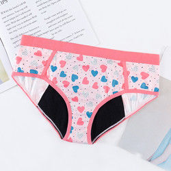 Cotton Spandex Period Panties Underwear Plain Dyed MidRise Maternity Period Underwear