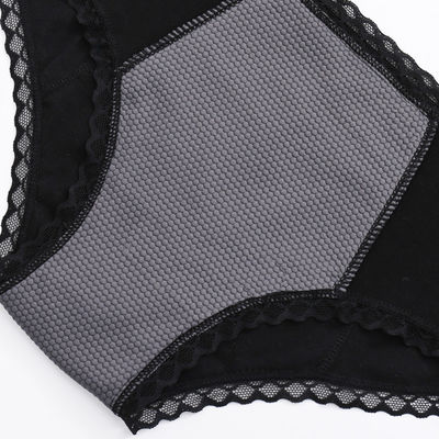 Knitted Organic Cotton Period Panties Menstrual 4 Layers Sustainable Period Panties