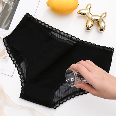 Knitted Organic Cotton Period Panties Menstrual 4 Layers Sustainable Period Panties
