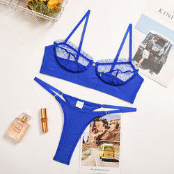 Anti-Static Women Sexy Bodysuit Lingerie Embroidery Mesh Lace Lingerie