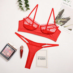 Anti-Static Women Sexy Bodysuit Lingerie Embroidery Mesh Lace Lingerie