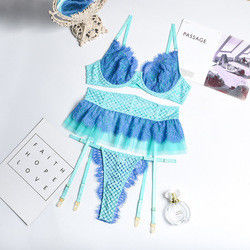 Custom Hollow Sexy Lingerie Body Embroidery Nighty Sexy Flower Lingerie
