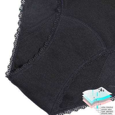 Absorbent Period Panties Underwear 4 Layers Plus Size Leak Proof Underwear