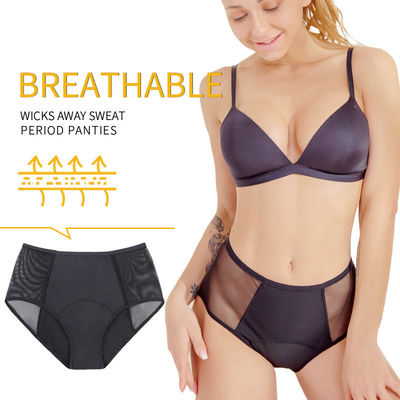 High Rise Leak Proof Period Underwear XS-4Xl Absorbing Women Sexy Underwear