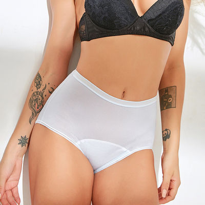 High Rise Breathable Period Panties Cotton Sanitary Womens Period Panties