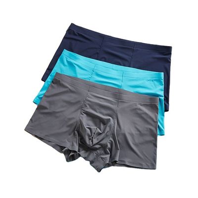 Sustainable Mens Boxer Briefs Disposable Trunks Mens Ice Silk Seamless Underwear