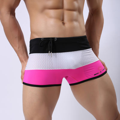 Anti-Bacterial Men Mesh Shorts Disposable Swimming Clothing Mesh Boxers