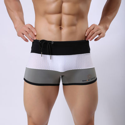 Anti-Bacterial Men Mesh Shorts Disposable Swimming Clothing Mesh Boxers