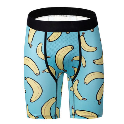 OEM Printing Mens Boxer Shorts Trunks Breathable Polyester Training Boxer Shorts