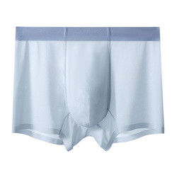 Knitted Mens Seamless Boxer Briefs Ice Silk Breathable Men'S Underwear