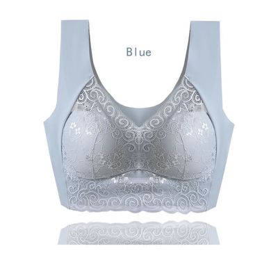 Anti Bacterial Big Cup Bra Seamless Soft M-5XL Women'S Boxer Brief Set