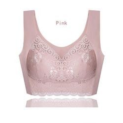 Anti Bacterial Big Cup Bra Seamless Soft M-5XL Women'S Boxer Brief Set