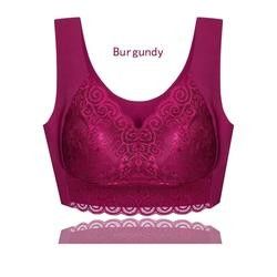 Anti Bacterial Big Cup Bra Seamless Soft M-5XL Women'S Boxer Brief Set