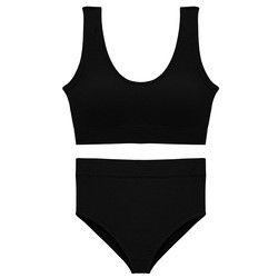 Seamless Plus Size Bra Sets Breathable Full Brief Underwear Sets
