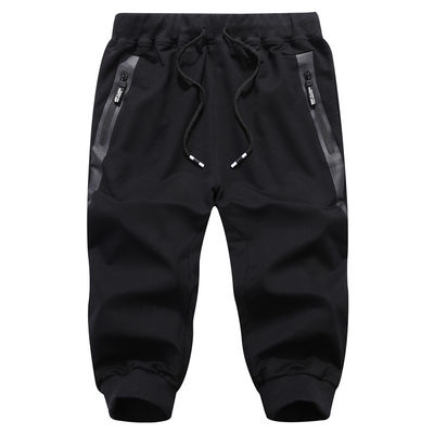 Midweight Plus Men Mesh Shorts Worsted Breathable Knitted Outdoor Men'S Pants