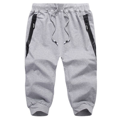 Midweight Plus Men Mesh Shorts Worsted Breathable Knitted Outdoor Men'S Pants