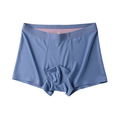 100S Modal Double Sided Seamless Mens Pants Mid Waist Square Angle Ice Silk Inner Men'S Underwear