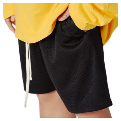 Men Cotton Shorts Custom Logo Casual Gym Sport Mesh Basketball Short
