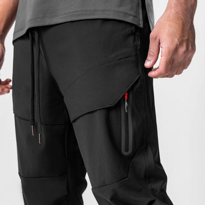 Custom LOGO Quick-Drying Fitness Cargo Pockets Pants Men Exercise Gym Joggers