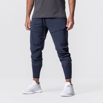 Custom LOGO Quick-Drying Fitness Cargo Pockets Pants Men Exercise Gym Joggers