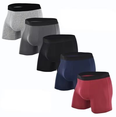 CUSTOMIZED LOGO Breathable Cotton MEN'S BOXER BRIEFS AND COMFORTABLE FOR MEN
