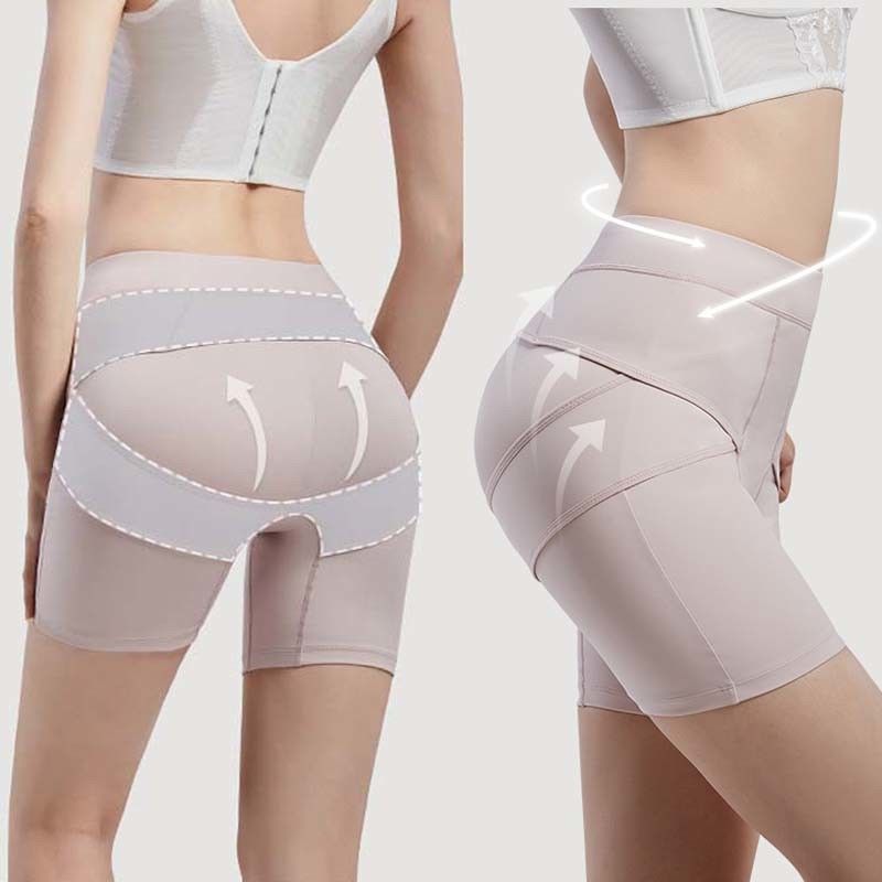 Women'S Waist Slimming Corset Postpartum Correction Pelvic Pants Polyester Shapewear