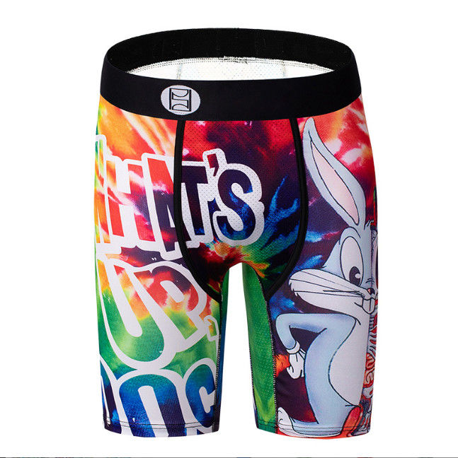 OEM Printing Mens Boxer Shorts Trunks Breathable Polyester Training Boxer Shorts