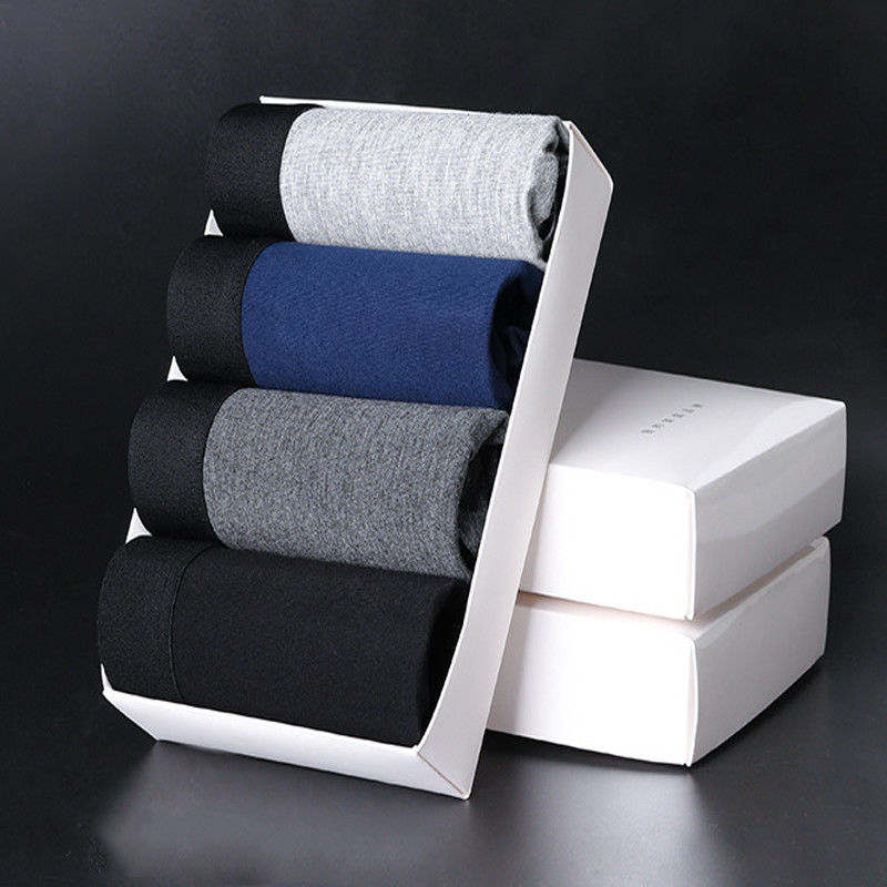 Four Gift Boxer Set Mens Boxer Briefs Breathable Comfortable Custom Underwear